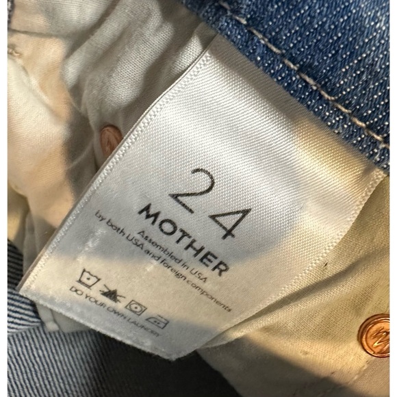 Mother‎ High Waisted Looker Ankle Fray in Thrilling Shots Size 24 - Picture 6 of 10